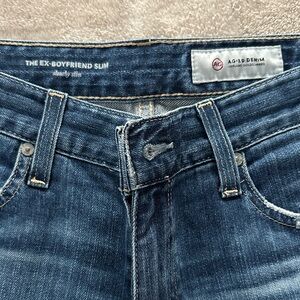 AG Adriano Goldschmied Blue Boyfriend Jeans
